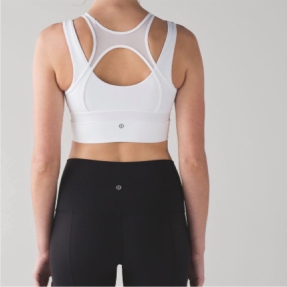 LULULEMON Double Tap Bra Il white size 12 - Picture 2 of 10